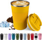 Vacuum Insulated Stainless Steel Travel Coffee Mug, Leak Proof Cup by SPLMIFA