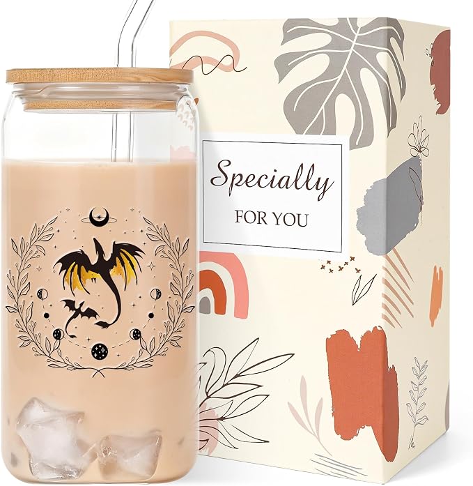 Dragon Gifts for Women Glass Cups - Image 2