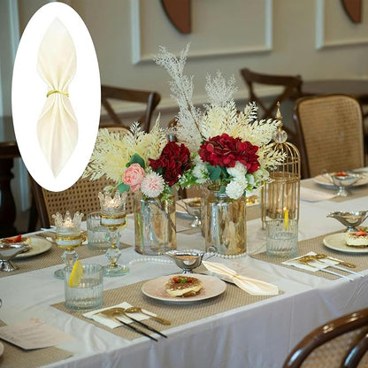 10 Pcs Gold Napkin Rings - Image 4