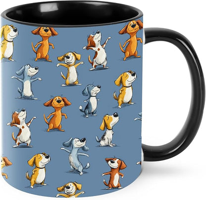 Yrebyou Dogs Coffee Mug 11oz Ceramic Cup by Yrebyou