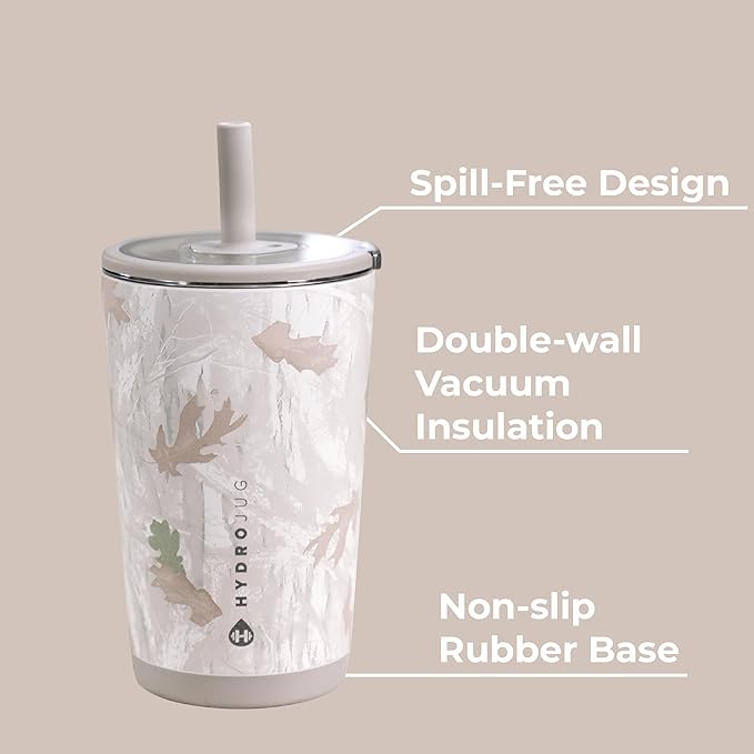 HydroJug Everyday Tumbler 14 oz, Ceramic-Lined Straw Cup - Image 3