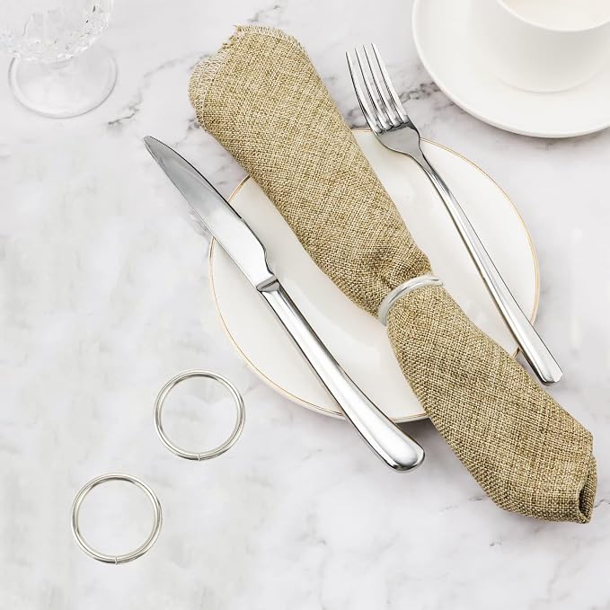 Silver Napkin Rings - Image 5