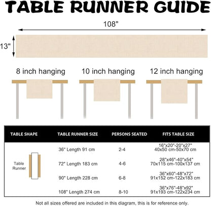 Seliem Halloween Bat Table Runner, Funny Holiday Burlap Home Decoration Indoor - Image 3