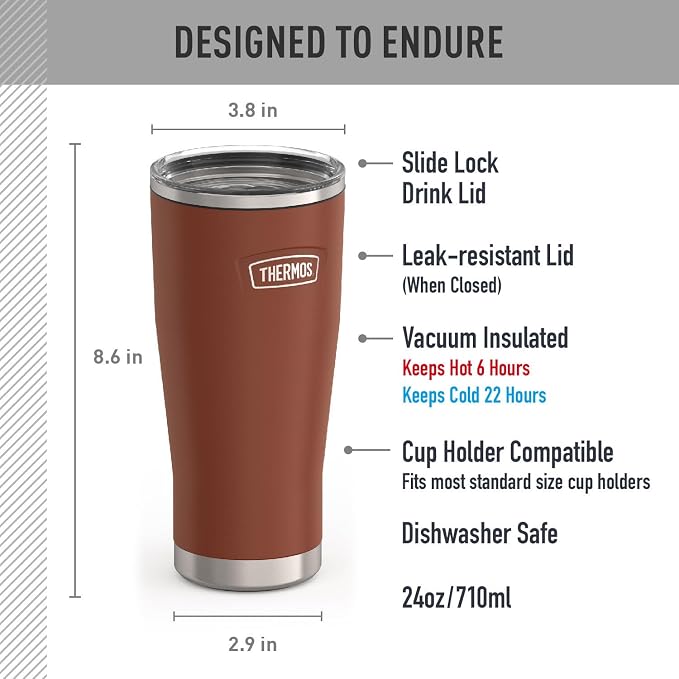 THERMOS Icon Series 24oz Stainless Steel Tumbler - Image 7