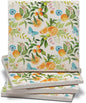 Thirstystone Sweet Clementine 4 Pack Tumbled Tile Stone Coasters | 4" Square by CounterArt