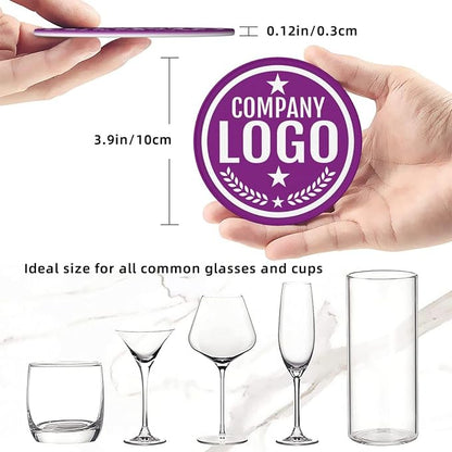 Custom Leather Coasters with Logo - Image 8