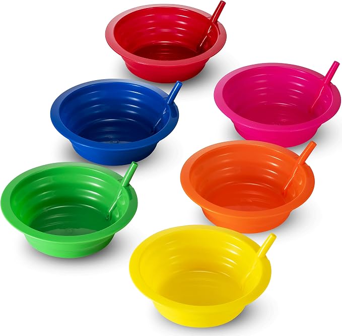 20 Oz Cereal Bowls with Built-In Straws - Image 4