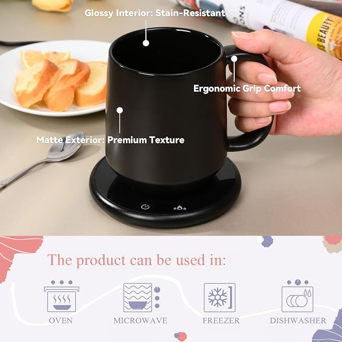 Miicol Ceramic Coffee Mug, 16 oz Large Coffee Cup, Tea Mug - Image 7