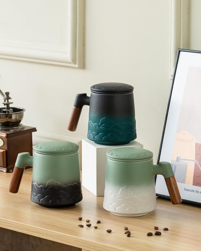 ZENS Tea Mug with Infuser and Lid - Image 9