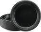 PLASTICPRO 100 PCS Black Plastic Plates Light Weight 9 Inch Plastic Dinner by PLASTICPRO