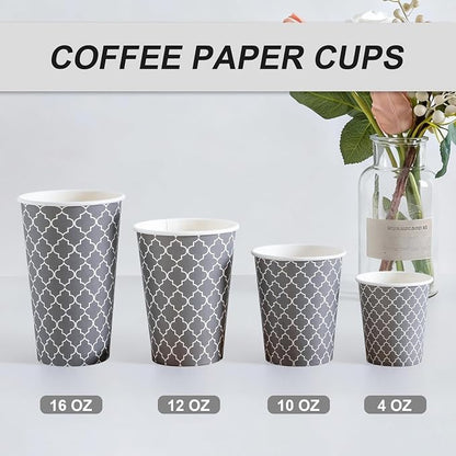 Lamosi Coffee Cups 4oz 600Pack, Disposable Paper Cups, Small Hot Cups | - Image 3