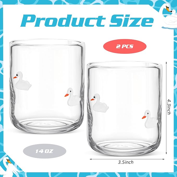 SiliFine Icon Juice Glasses, 14oz Stemless Wine Drinking Juice Glass Cup - Image 3