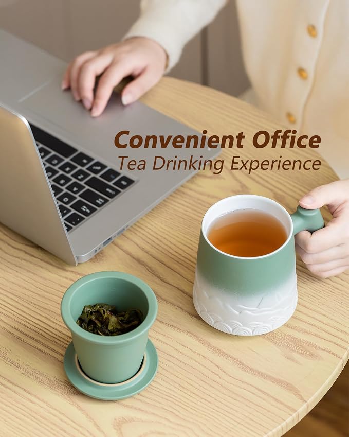 ZENS Tea Mug with Infuser and Lid - Image 6