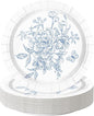 WRAPAHOLIC 25Pcs Floral Paper Plates by WRAPAHOLIC