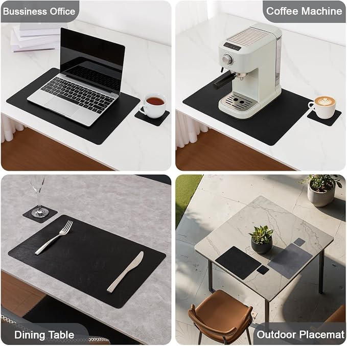Vinyl Placemats Set of 4, Dual Sided Place Mats - Image 6