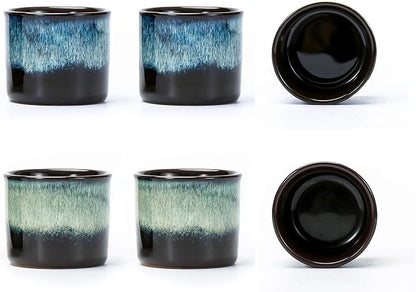 Japanese Tea Cups Set of 6, Ceramic Teacups, Chinese Tea Cups by Lavinttostory