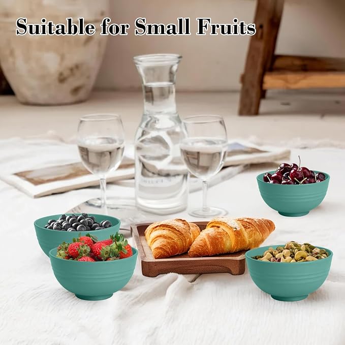 wheat straw snack bowls 10oz set of 8 - Image 6