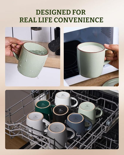 famiware Mercury Coffee Mugs 13 oz, Coffee Mugs Set of 8 - Image 6