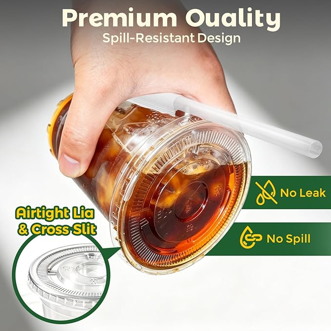 Charmount 100 Sets 16 oz Plastic Cups - Image 4