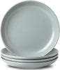 Dinner Plates Set of 4, 10 Inch Plates Set for Salad, Appetizer, Dessert, Stoneware Dinnerware Dishes for Kitchen Gift, Microwave & Dishwasher Safe, Pebble Gray