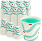 RACETOP [300 Pack] Paper Cups 3 oz, Bathroom Cups 3 oz, Disposable Bathroom Paper Cups, Small Mouthwash Cups, Ideal for Party, Travel