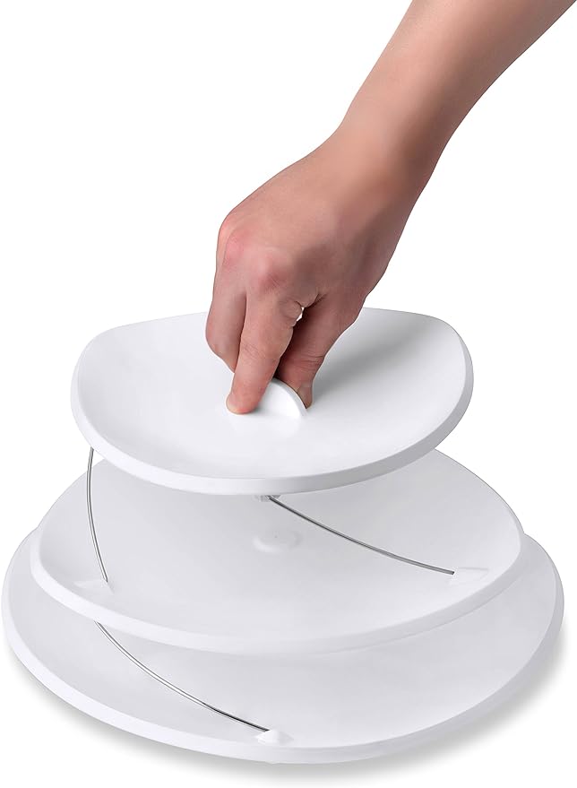 Masirs Collapsible 3-Tier Party Tray: Decorative Design Folds - Image 3