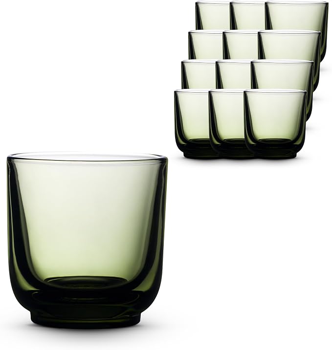 Fellow Pirch Cappuccino Cups 6.5 oz, Weighted Glass by Unknown