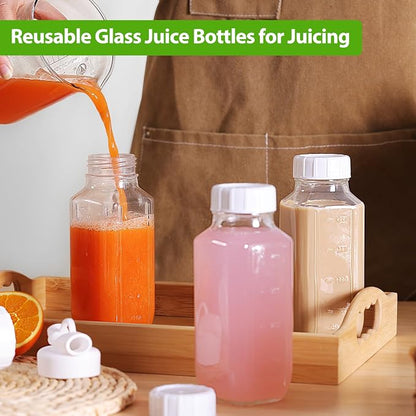 CUCUMI 6 Pack 16 Oz Glass Milk Bottles - Image 5