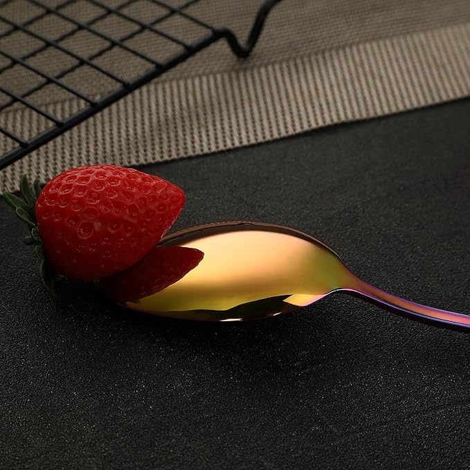 Rainbow Silverware Set Flatware Cutlery - Image 5