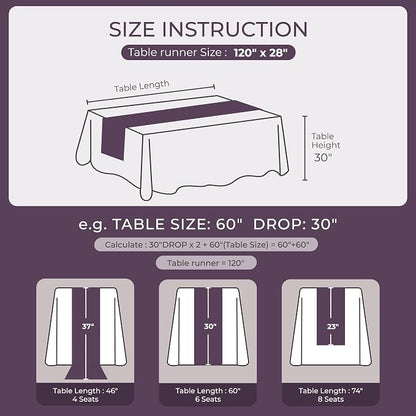Leetaltree Dazzle Table Runner-Luxury Scarf Table Runner 120 Inch 10FT - Image 6