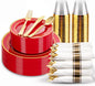 175 Pieces Red Plastic Plates by WDF