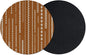 Vintage Brown Coasters Set of 2 Absorbent Coasters by Unknown