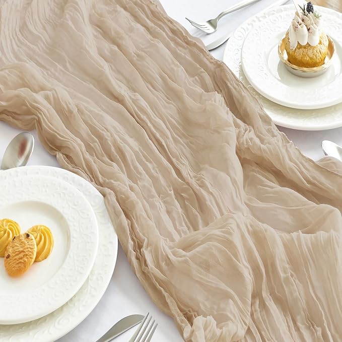 IVAPUPU Nude Table Runner 120 Inches - Image 2