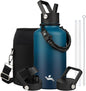Konokyo 64 oz Insulated Stainless Steel Water Bottle Jug by Konokyo
