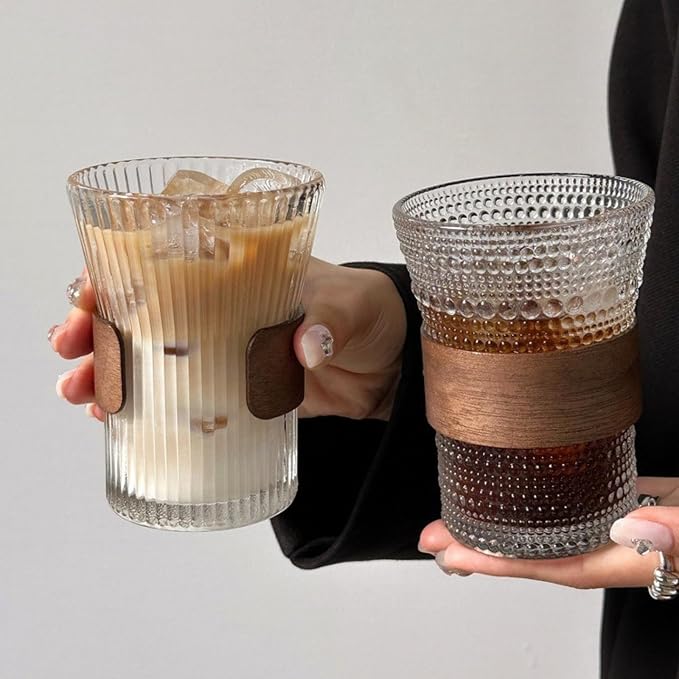Polka Dots Glass Coffee Mug | 2-Pack - Image 3