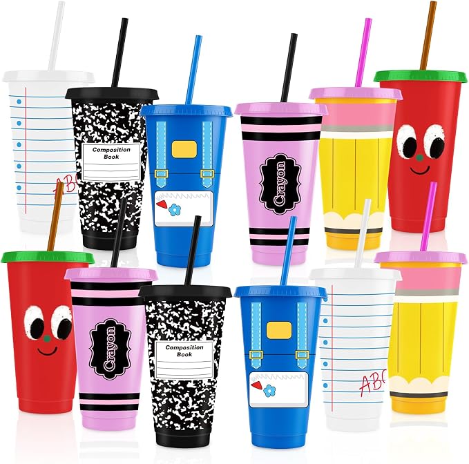 LemonRoad 12 Pcs Back to School Teacher Cups by Unknown