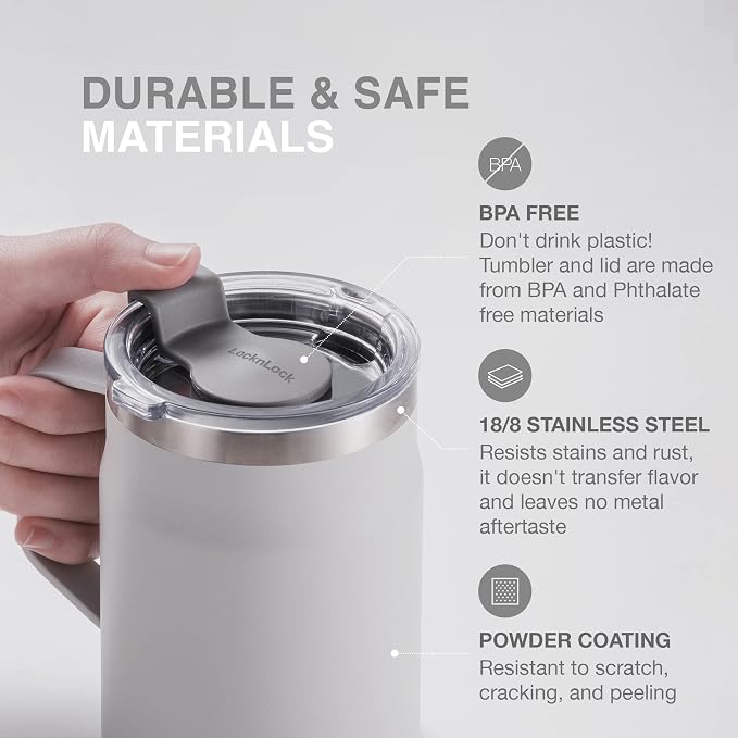 LocknLock Metro Mug Premium 18/8 Stainless Steel Double Wall Insulated - Image 5