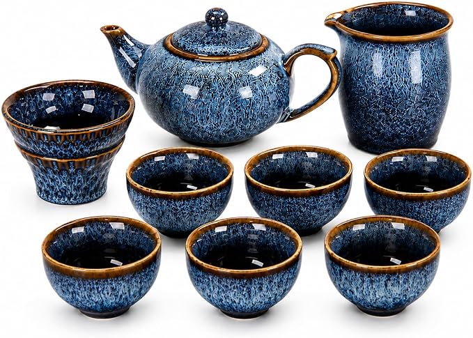 9-Piece Chinese Tea Set, Gongfu Tea Sets by Unknown