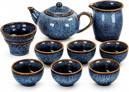 9-Piece Chinese Tea Set, Gongfu Tea Sets by Unknown