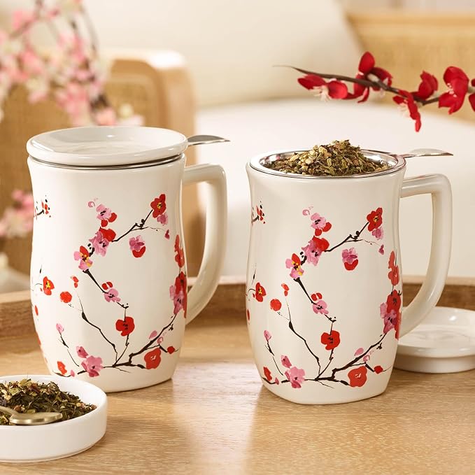 Tea Forte Ceramic Fiore Tea Cup - Image 6