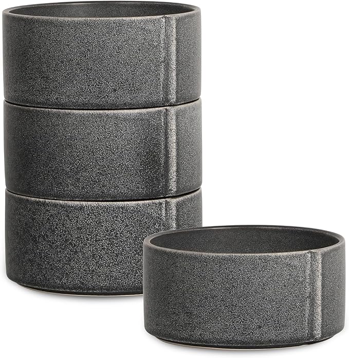 Stone Lain Bao 8-Piece Bowl Set Stoneware by Unknown