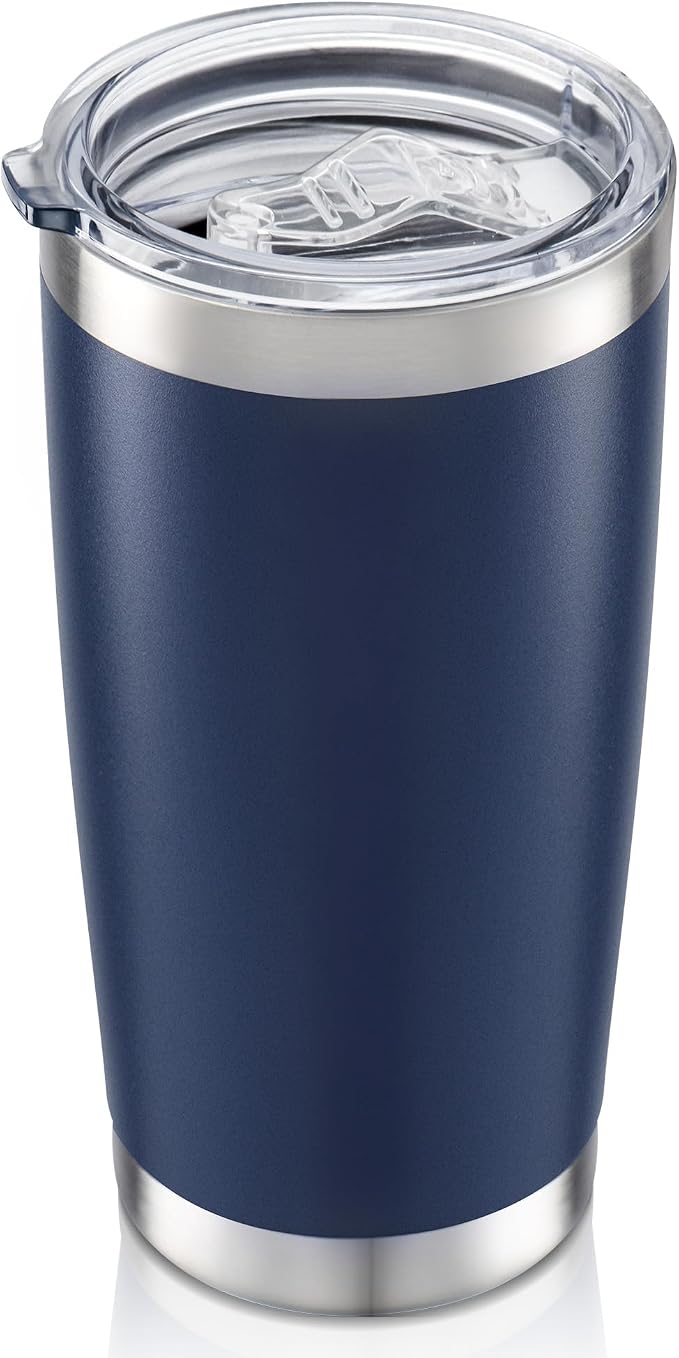 20 oz Tumbler with Lid Stainless Steel Insulated Tumblers, 1 Pack | Leak Proof by Unknown