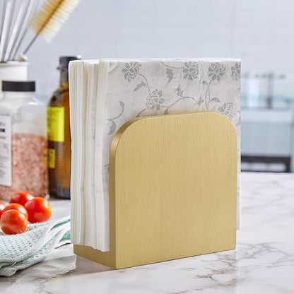 ALELION Wooden Napkin Holder for Table, Upright Napkin Holders for Kitchen - Image 2