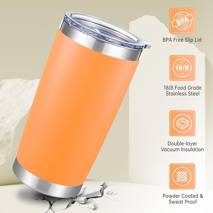 20 oz Tumblers Stainless Steel Tumbler - Image 3