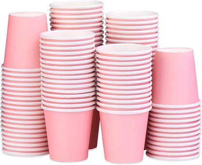 3 oz 100 Pack Small Paper Cups, Mouthwash Cups Bathroom Cups | Espresso Mini by Huaiid