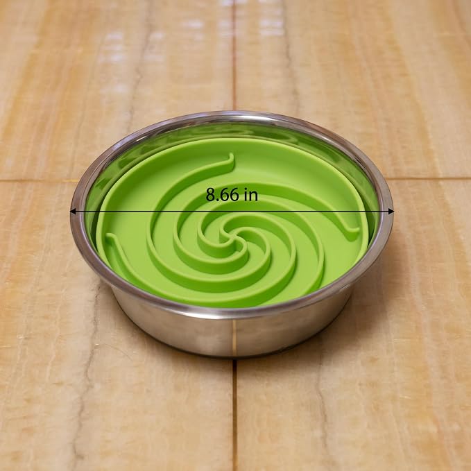Bifeaw Slow Feeder Dog Bowls, Dishwasher Microwave Safe Silicone Puppy Puzzle - Image 5
