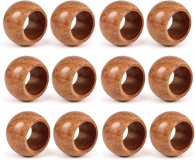 Classic Handmade Napkin Rings Set, Dining Table Holders by Shafa+impex