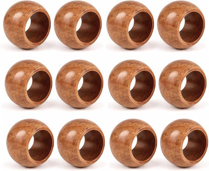 Classic Handmade Napkin Rings Set, Dining Table Holders by Shafa+impex