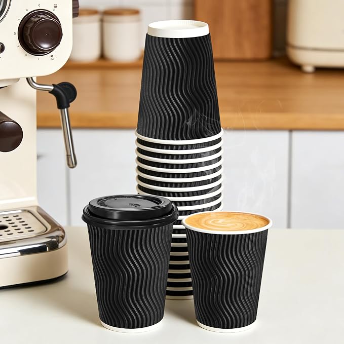 BYSNOW 500 Pack 12 oz Coffee Cups - Image 6