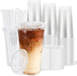 Clawsoff 100 Pack 24 oz Disposable Clear Plastic Cups by BuyNow
